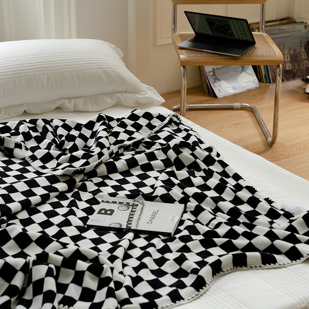 쏠띵즈 8color Pastal Checkerboard Blanket 파스텔 체커보드 블랭킷 담요