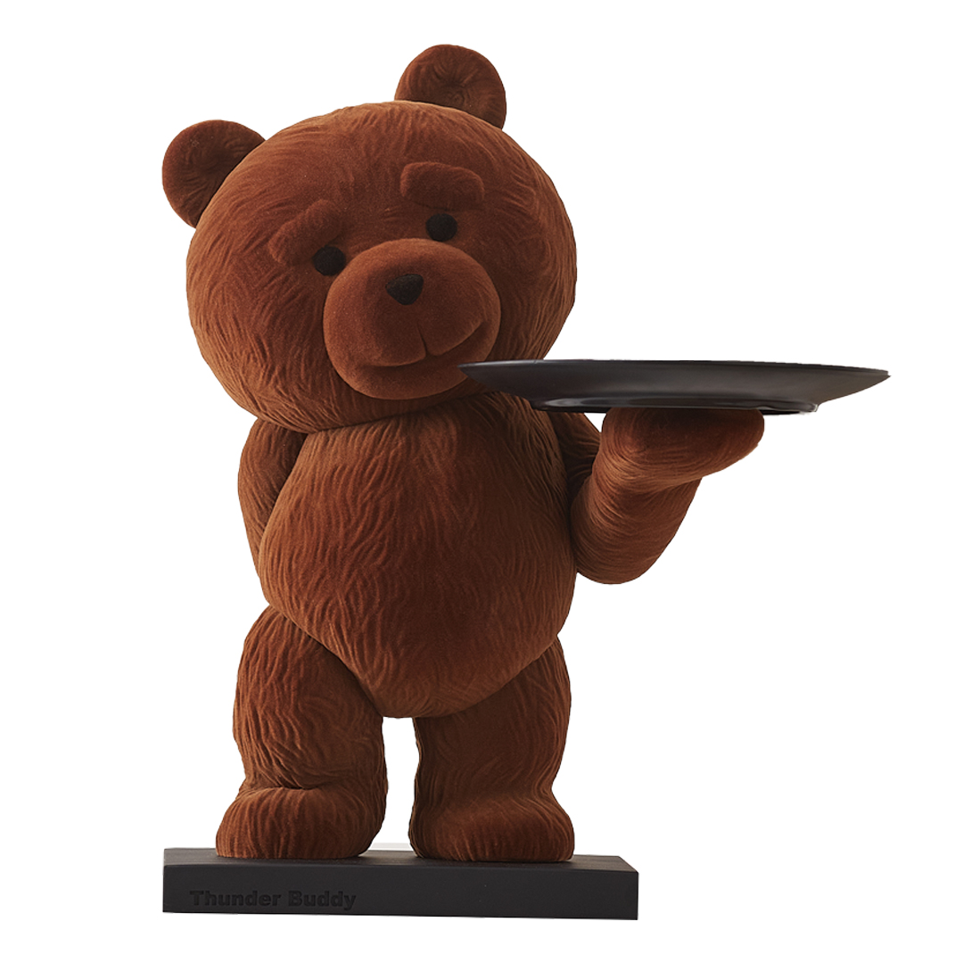 Brown Bear Object tray 곰돌이 오브제 트레이 수납함 티슈케이스
