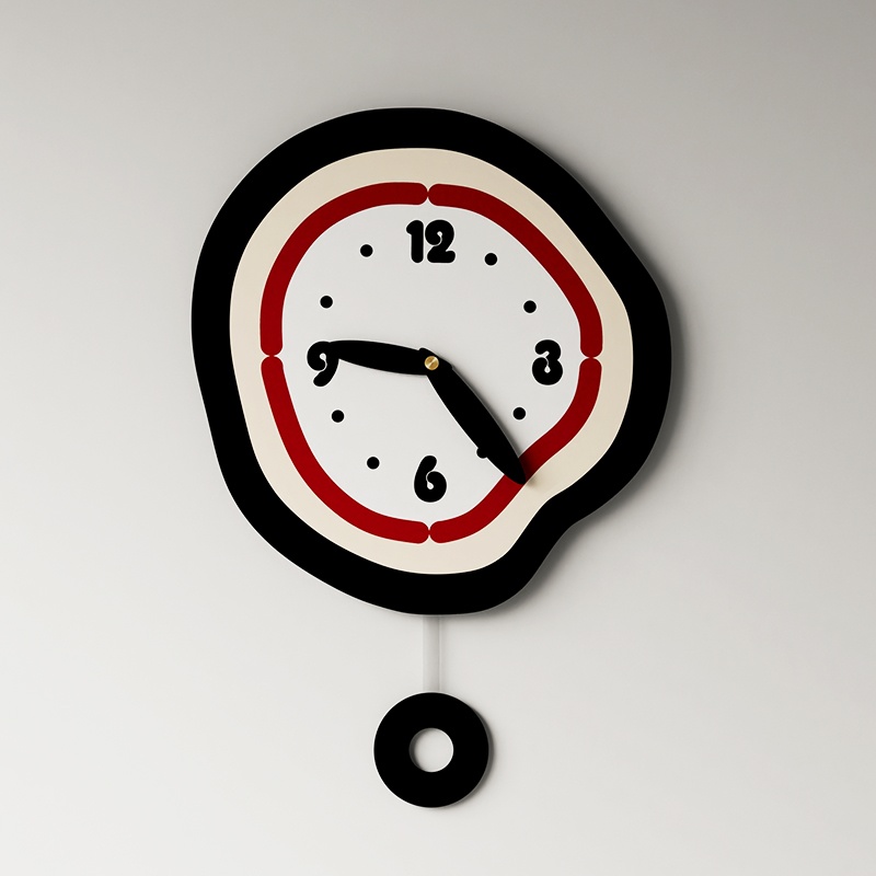 시즌 2 Ugly Circle Clock 어글리 무소음 진자 비정형 시계